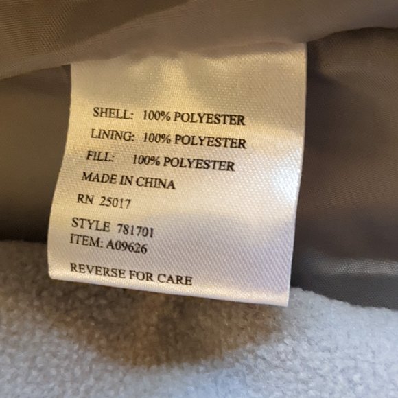 KORET WOMEN'S WINTER COAT & VEST Small S Light Blue Gray Jacket Fleece Soft Warm - Picture 3 of 10